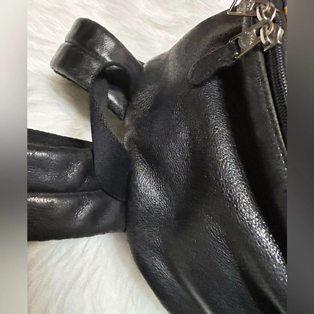 Coach Charles Varsity Men's Black/Charcoal and Orange Backpack - Picture 11 of 15